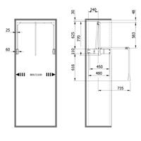 Servetto Super Kleiderlift für den Schrank - weiss-weiss 3